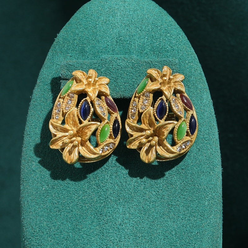 Vintage Fashion Jewelry Brands - Винтажные цветные стеклянные серьги-трубочки для женщин,