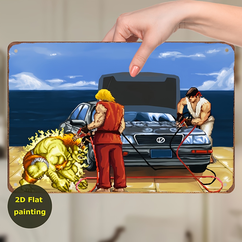 Vintage Fashion Wall Art - Винтажный железный постер-вывеска: Декоративное украшение для