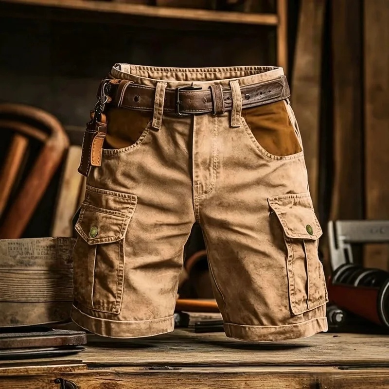 Vintage Fashion Style Men - Высококачественные мужские летние винтажные повседневные хлопковые