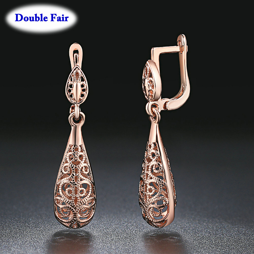 Vintage Fashion Jewelry Brands - Винтажные серьги-капли в этническом стиле, свадебные