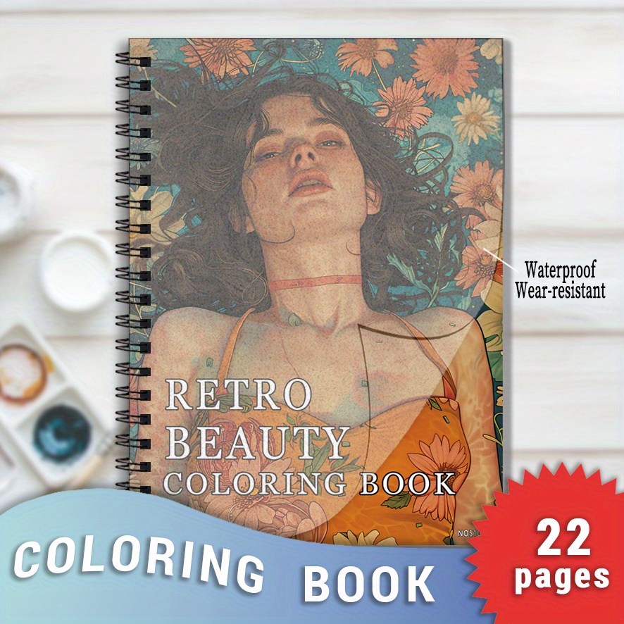 Vintage Fashion Coloring Book - Винтажная книжка-раскраска для взрослых — 8,3