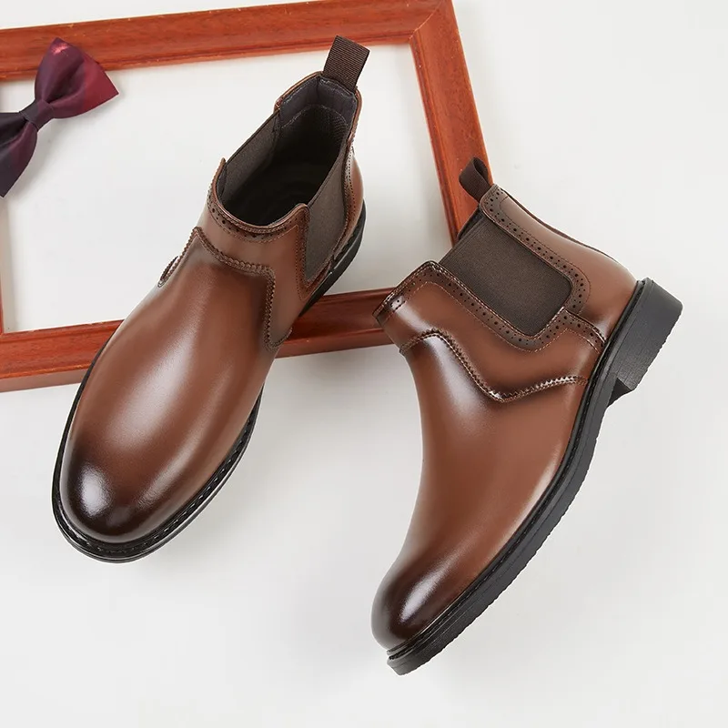 Vintage Fashion Style Men - Винтажные мужские кожаные оксфорды, роскошные мужские