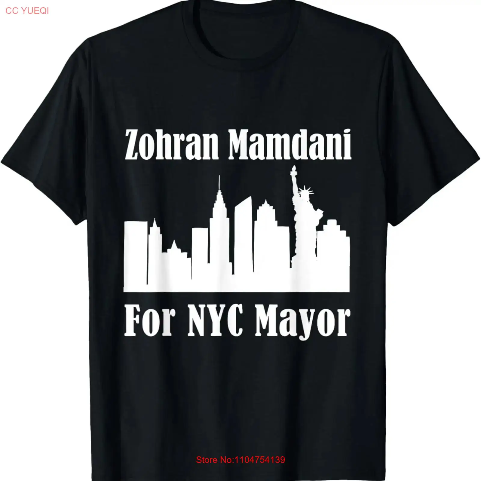 Vintage Fashion Nyc - Футболка Zohran Mamdani для мэра Нью-Йорка,