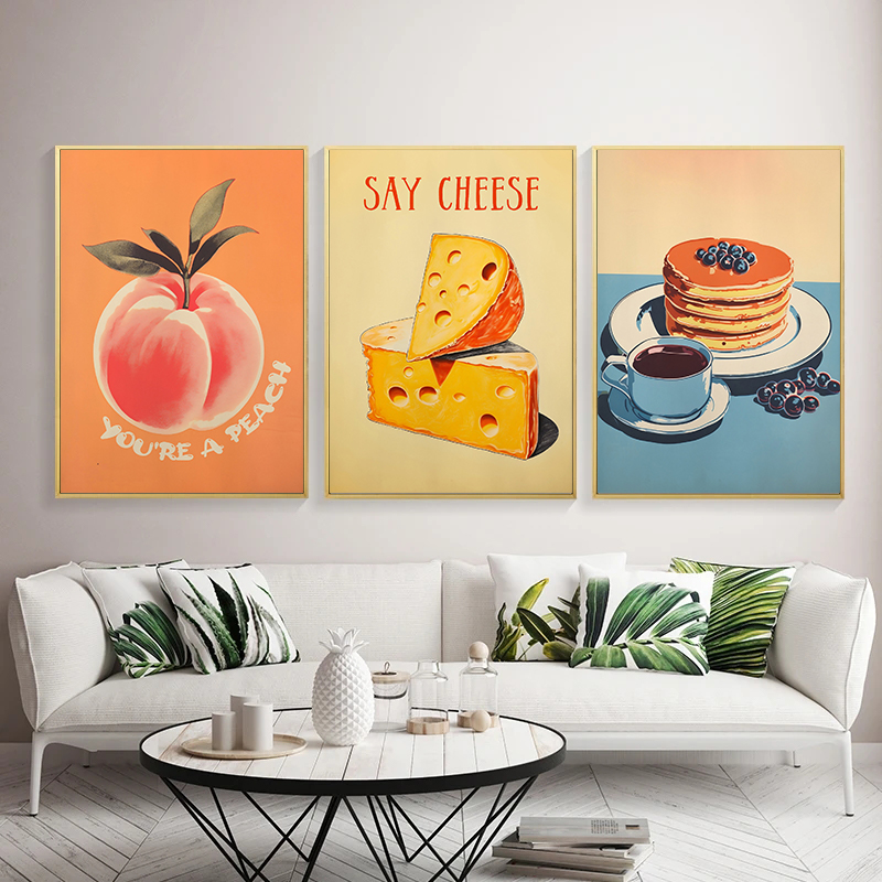 Винтажный постер с едой: яйца, – обзор и цена Vintage Fashion Wall Art