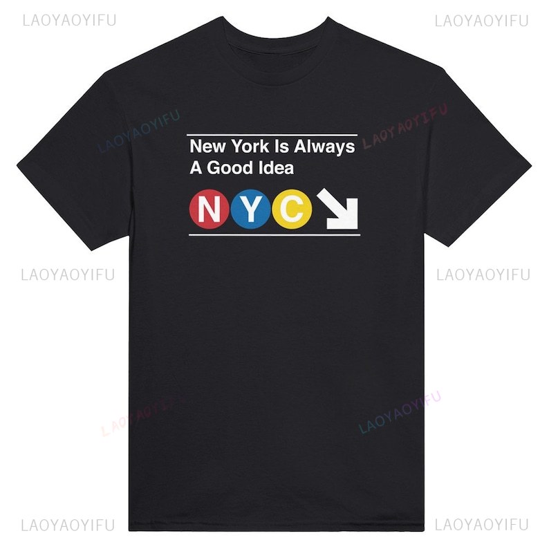 Футболка с надписью «Метро Нью – обзор и цена Vintage Fashion Nyc