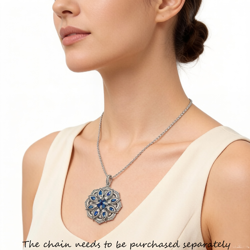Кулон с цветком синего лотоса, – обзор и цена Vintage Fashion Jewelry Brands