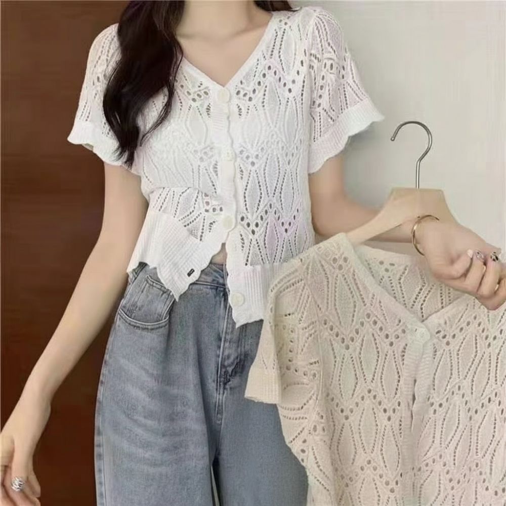 Модная вязаная крючком блузка  – обзор и цена Crochet Top Boho