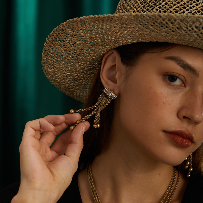 Винтажные серьги с золотистым  – обзор и цена Vintage Fashion Jewelry Brands