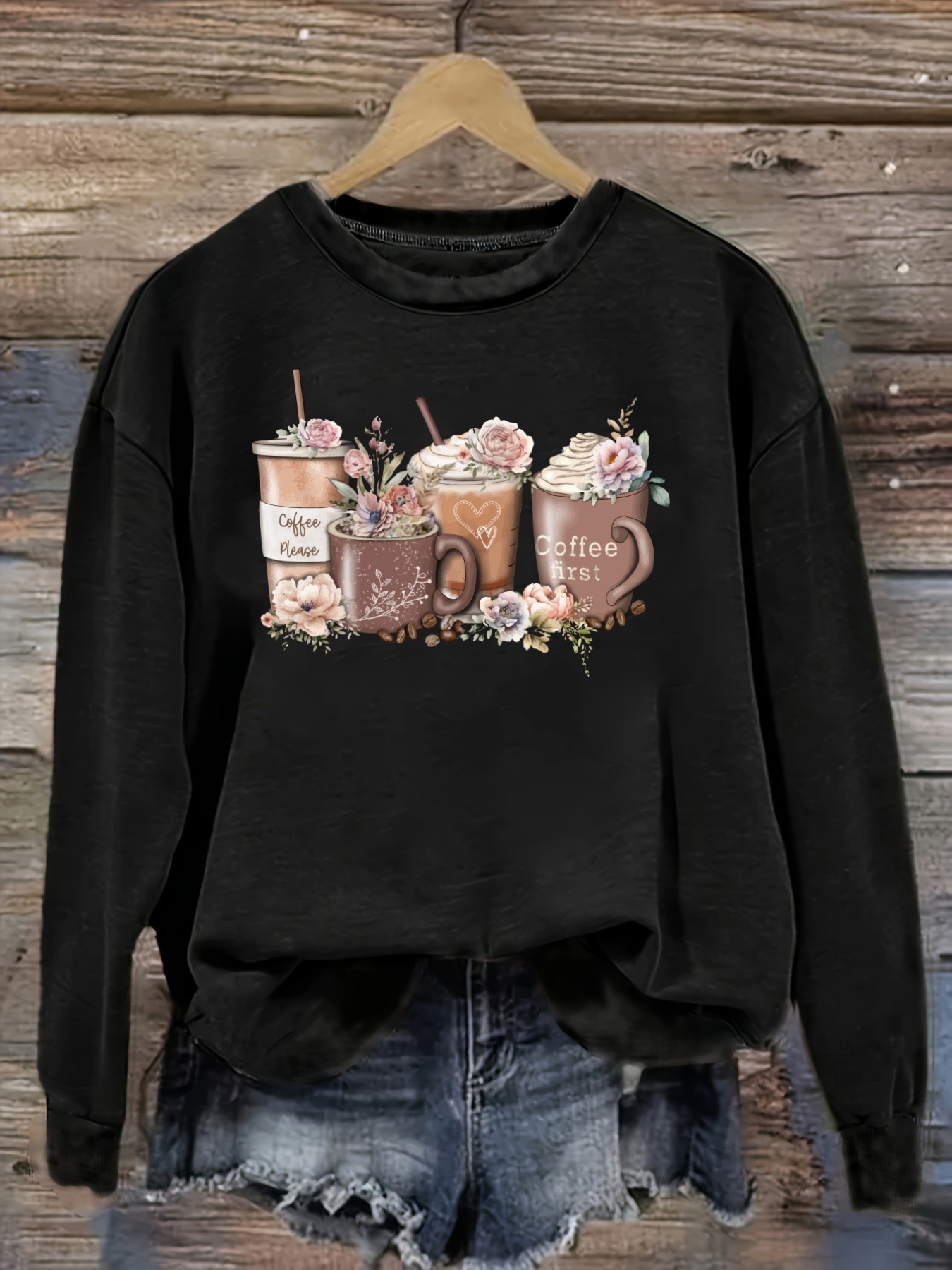 Женская повседневная футболка  – обзор и цена Printed Floral Shirt