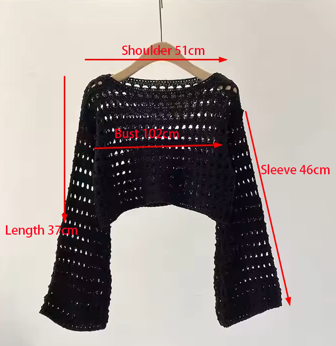 Вязаный крючком топ с длинным  – обзор и цена Crochet Top Boho