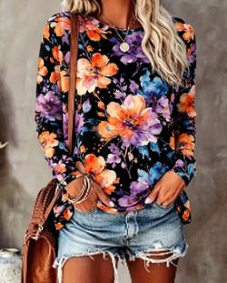 Женская футболка с цветочным п – обзор и цена Printed Floral Shirt
