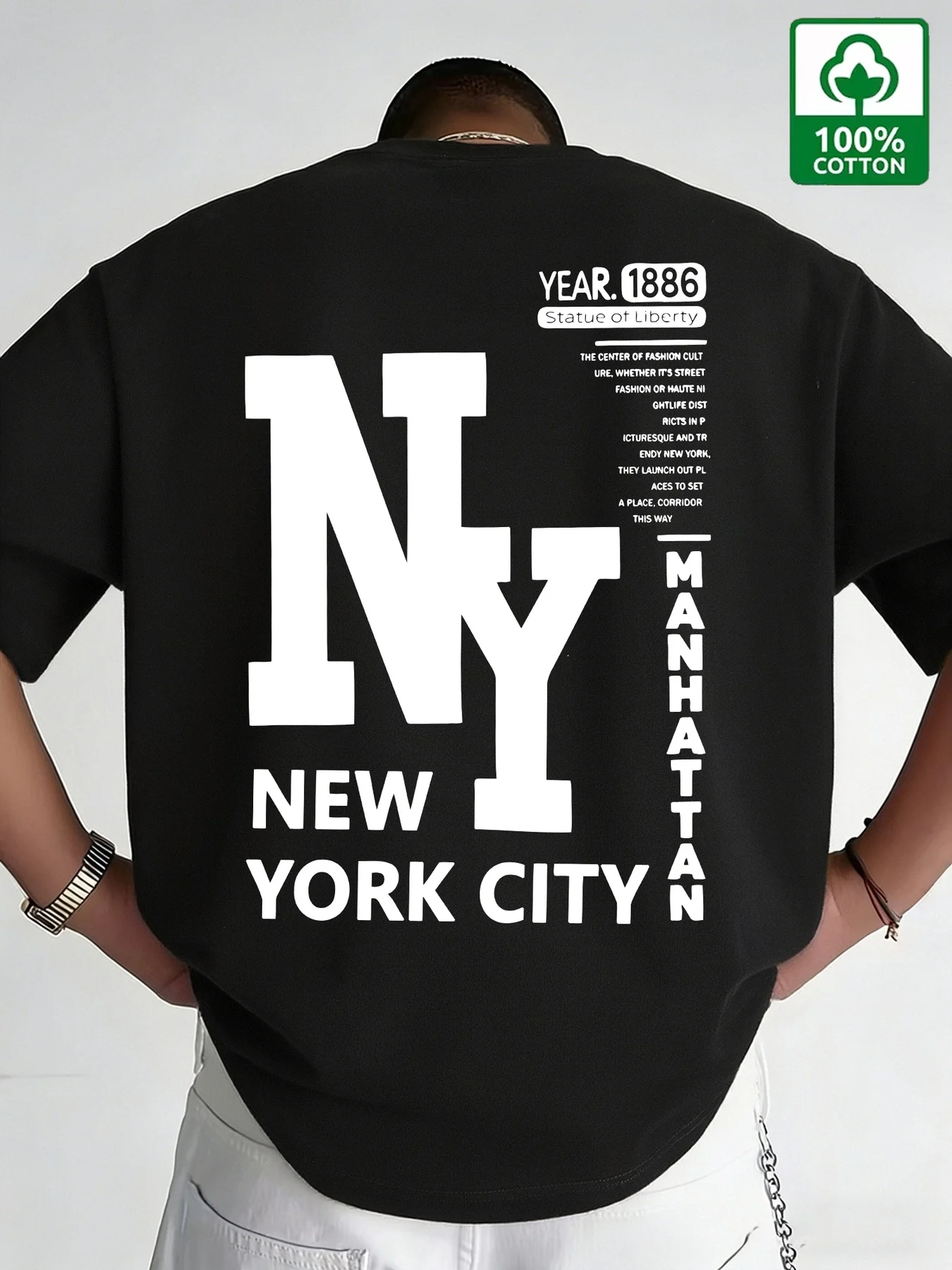 Мужская футболка NYC из хлопка – обзор и цена Vintage Fashion Nyc