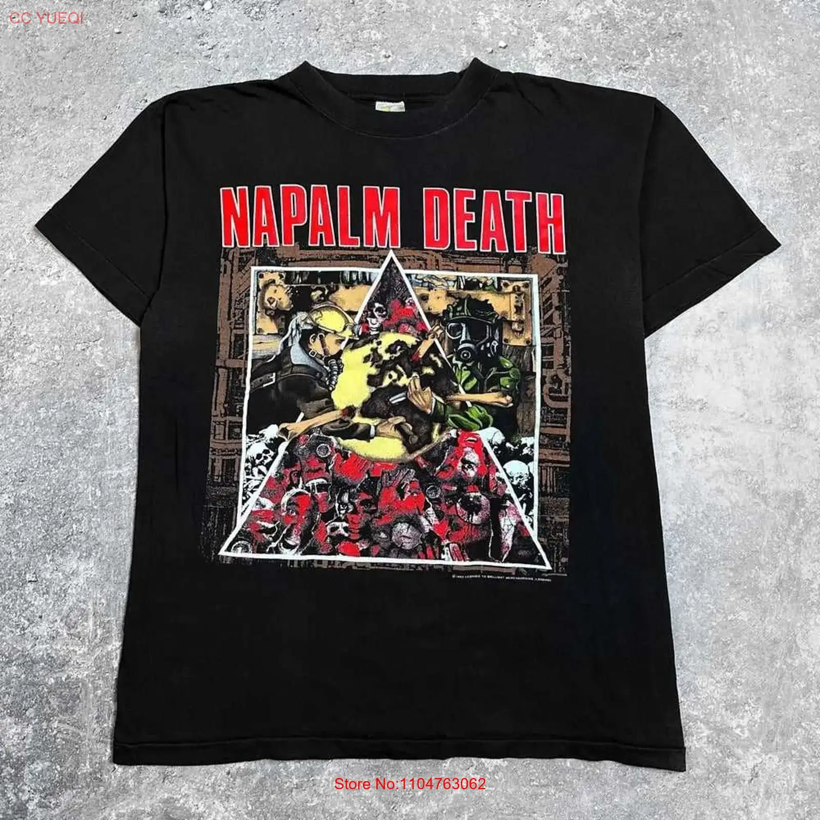 Футболка Napalm Death 1992 Cam – обзор и цена Vintage Fashion Campaigns