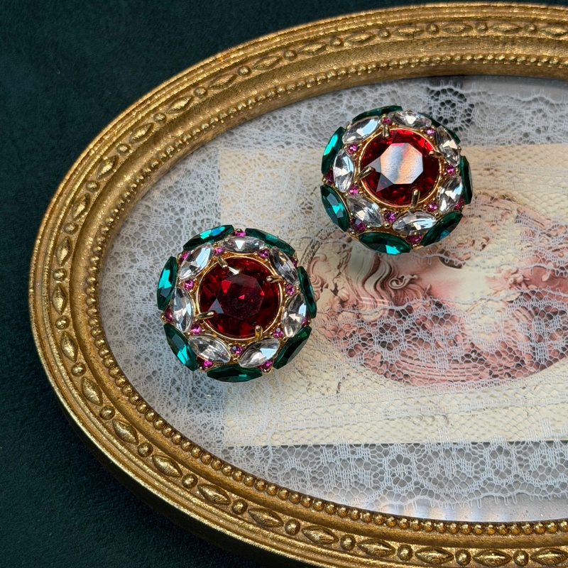 Винтажные круглые серьги с кра – обзор и цена Vintage Fashion Jewelry Brands