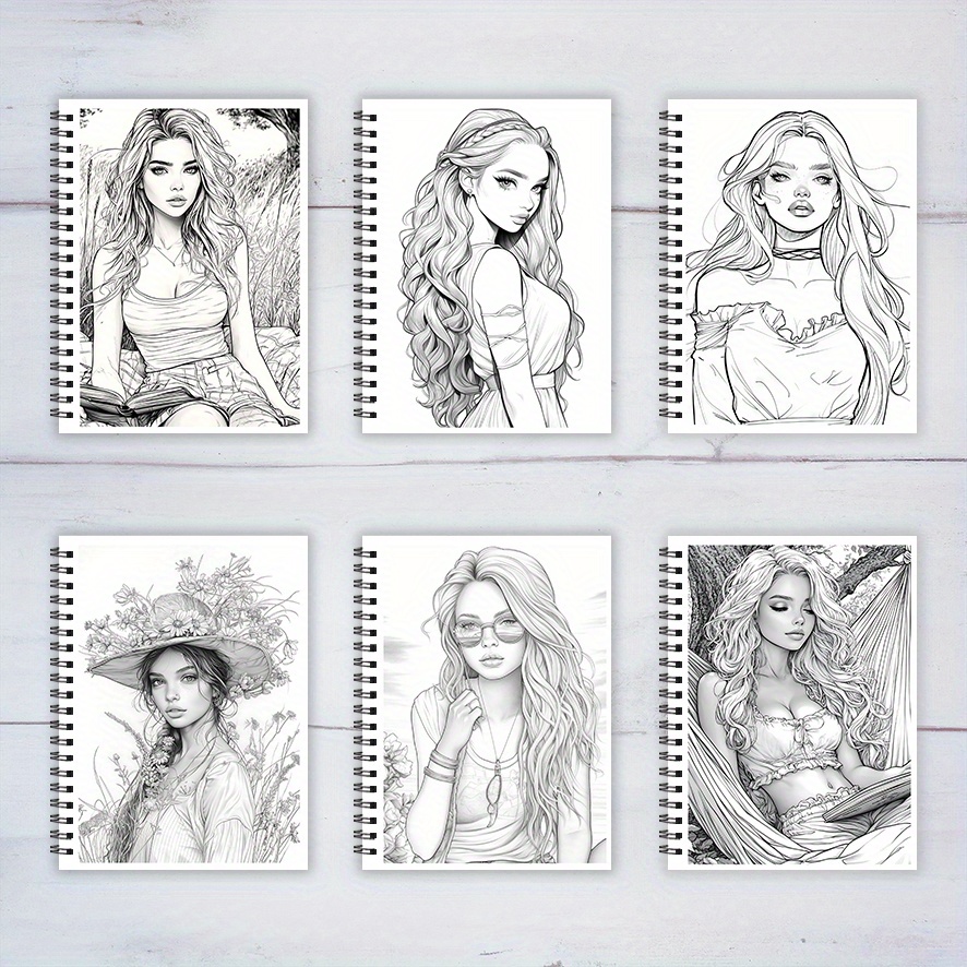 Винтажная книжка-раскраска для – обзор и цена Vintage Fashion Coloring Book