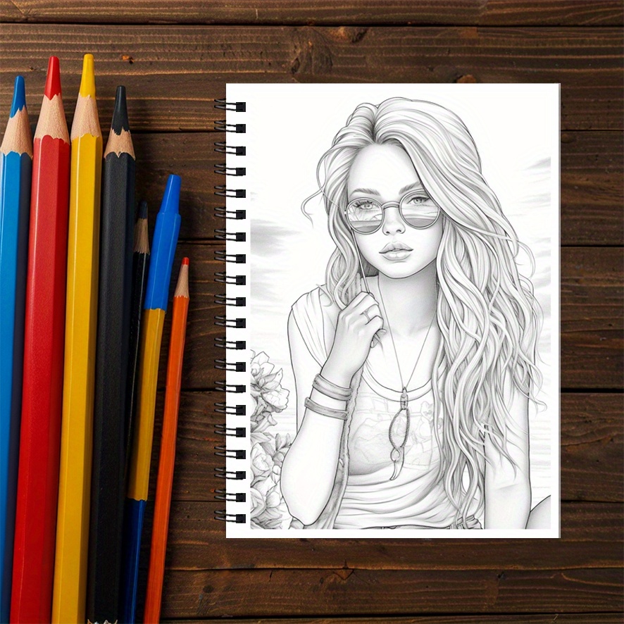 Винтажная книжка-раскраска для – обзор и цена Vintage Fashion Coloring Book