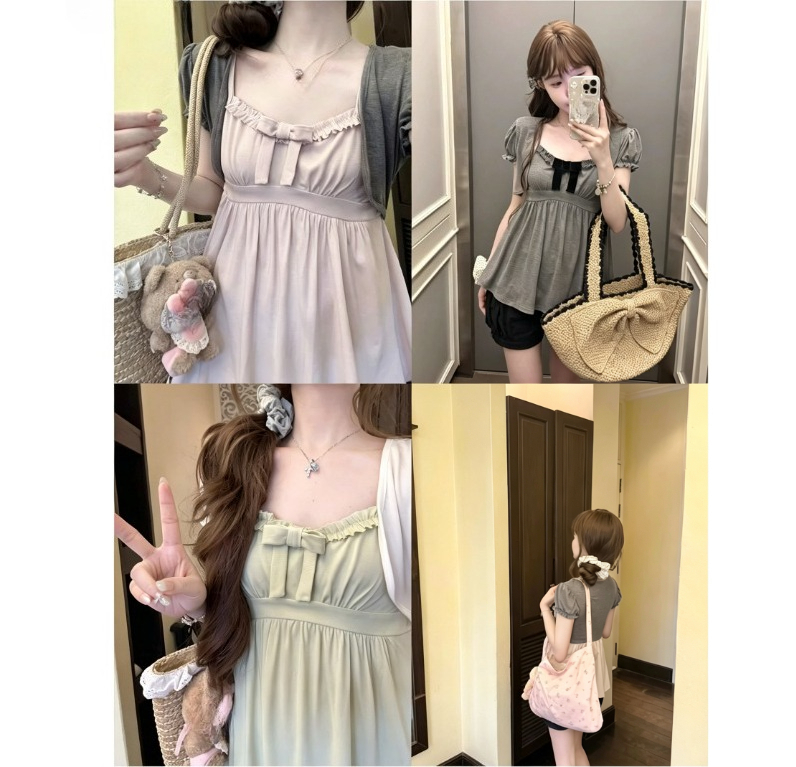 Корейский комплект из двух пре – обзор и цена Vintage Fashion Retro Outfit